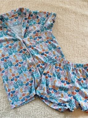 Roller Rabbit Under the Sea Polo Pajama Set